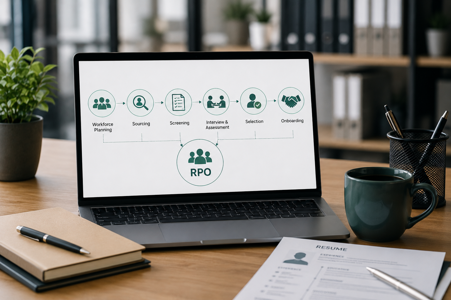 Recruitment process outsourcing (RPO)